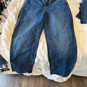 Old Navy Extra High-Rise Curvy Wide Leg Jeans